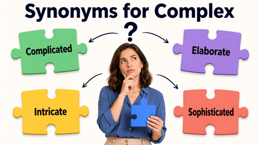 synonyms for complex