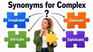 synonyms for complex
