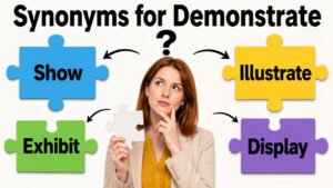 synonyms for demonstrate