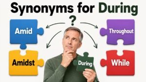 synonyms for during