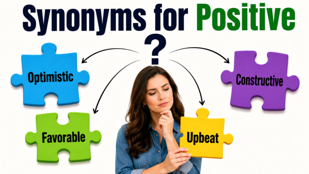 Synonyms for Positive