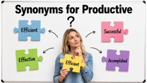 synonyms for productive