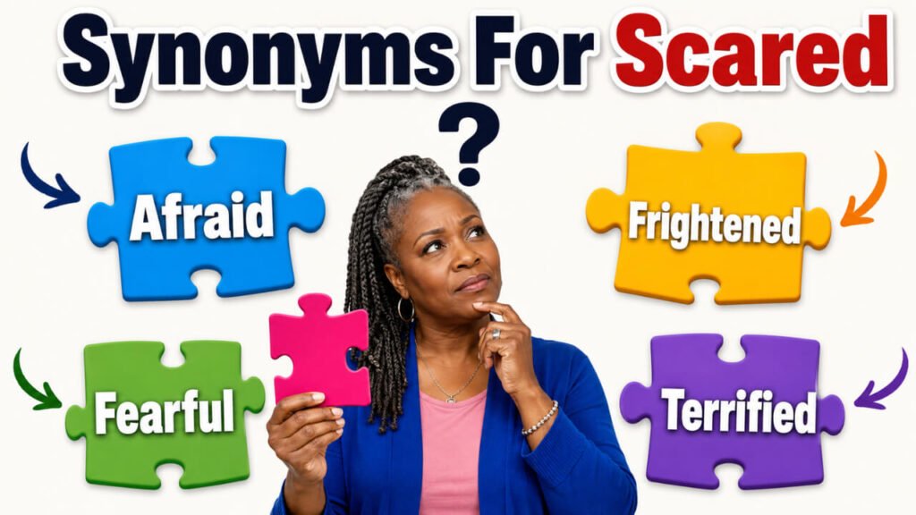 synonyms for scared