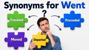 synonyms for went