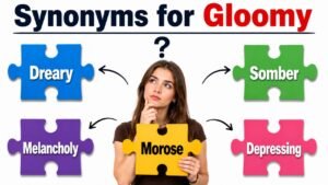 synonyms for gloomy