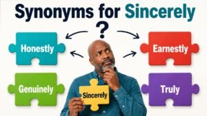 synonyms for sincerely