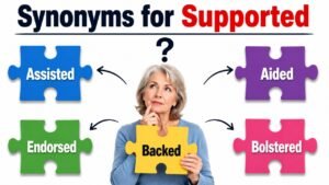 synonyms for supported