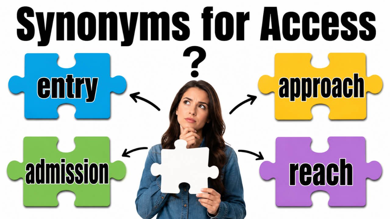 synonyms for access