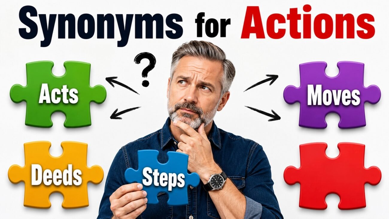 synonyms for actions