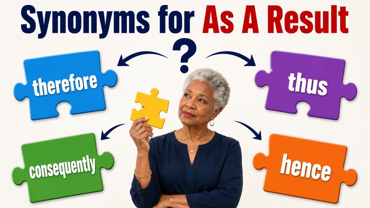 synonyms for as a result