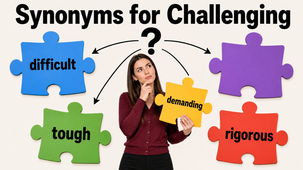 synonyms for challenging
