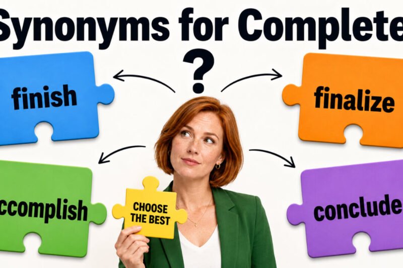 38+ Synonyms for Complete: Meanings, Uses & Word Choices
