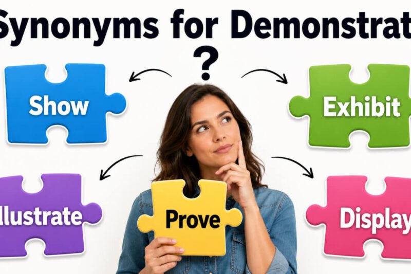 47+ Synonyms For Demonstrate: Best Word Choices & Examples