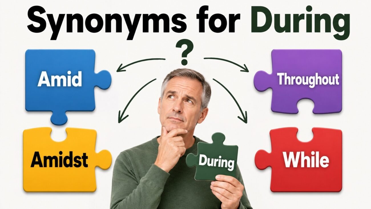 synonyms for during