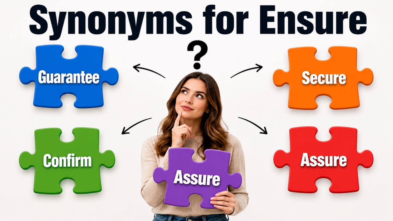synonyms for ensure