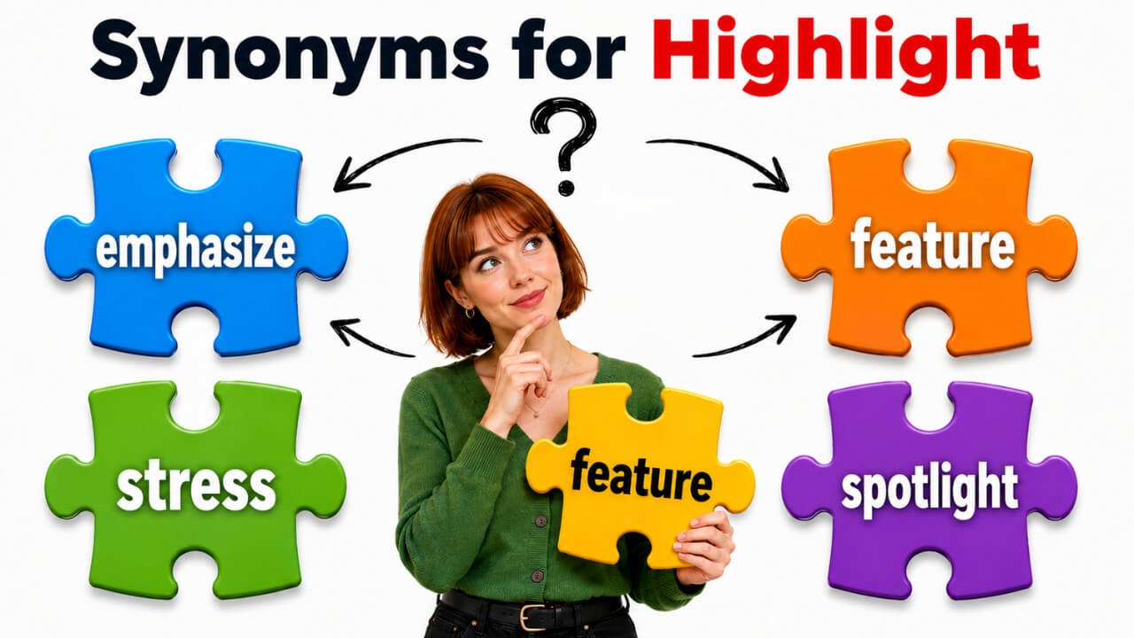 Synonyms for Highlight