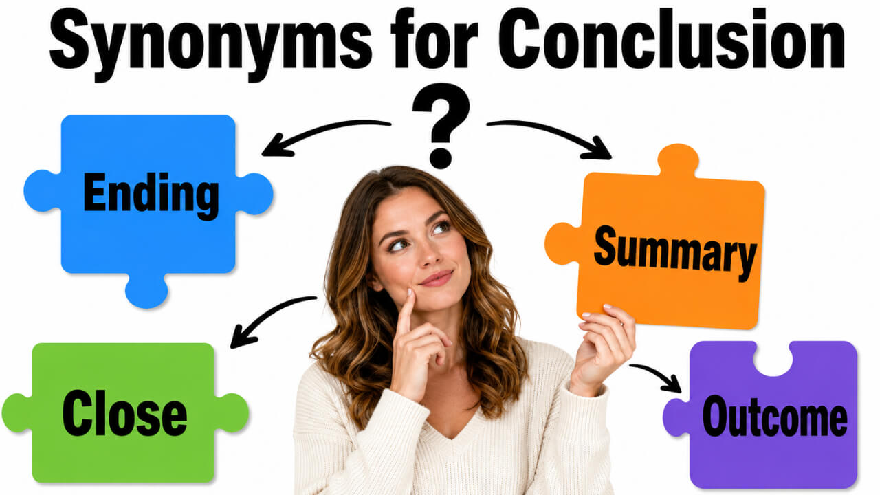 Synonyms for In Conclusion