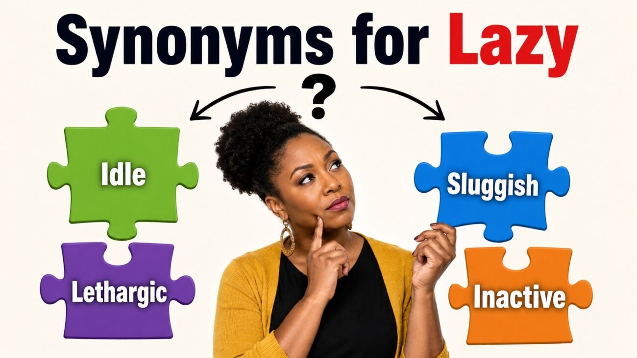 synonyms for lazy