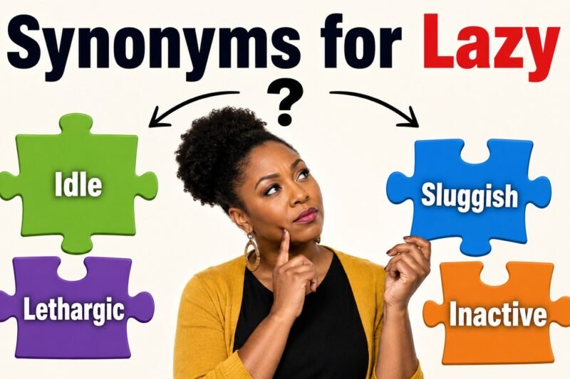 40+ Synonyms for Lazy: Meaning, Examples & Best Uses