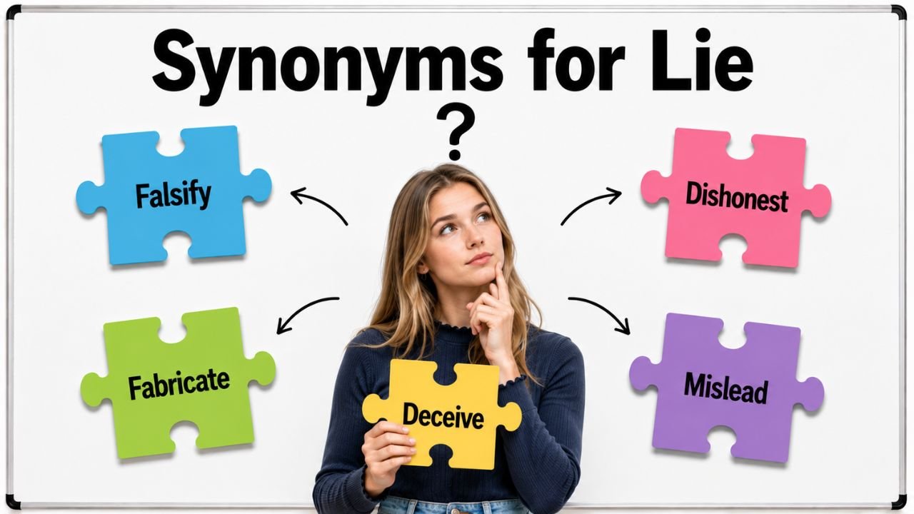 synonyms for lie