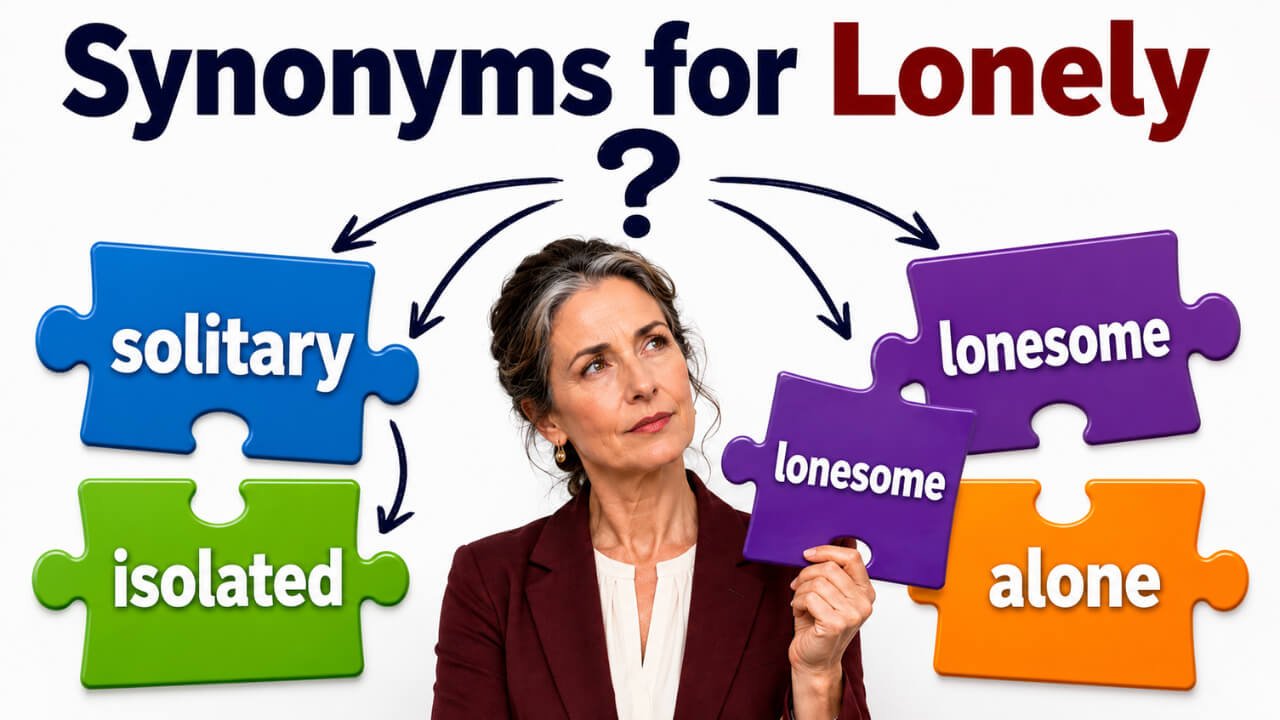 synonyms for lonely