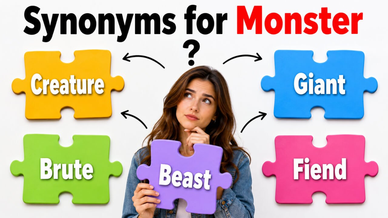 synonyms for monster