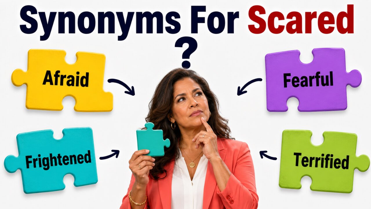 synonyms for scared