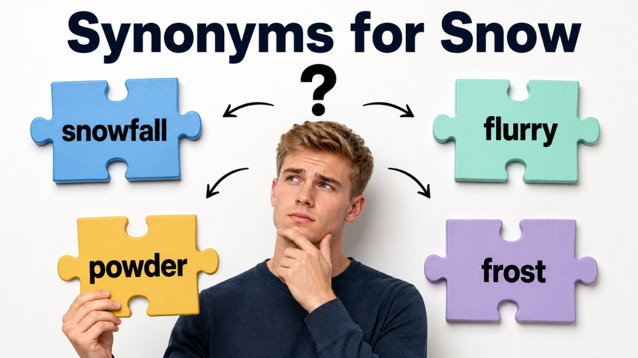 synonyms for snow
