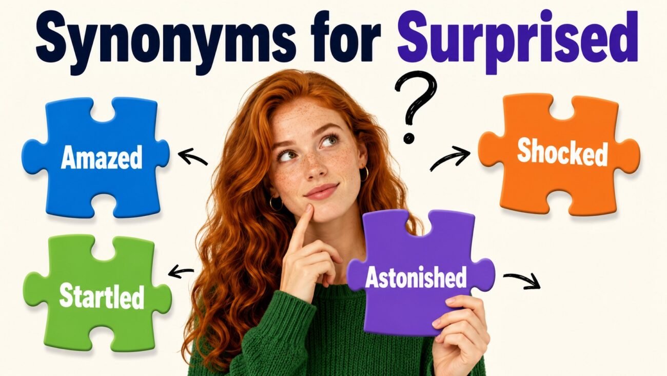 synonyms for surprised