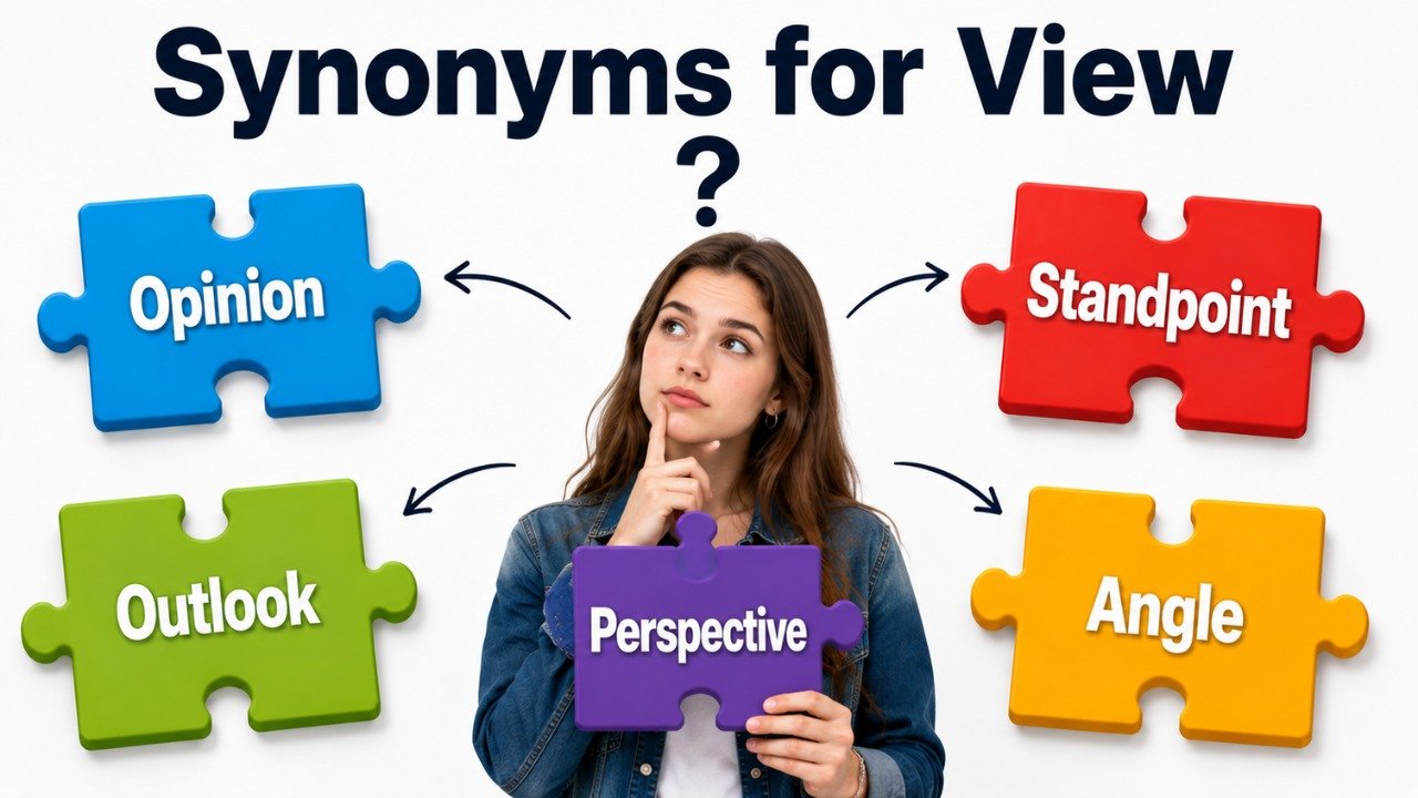 synonyms for view
