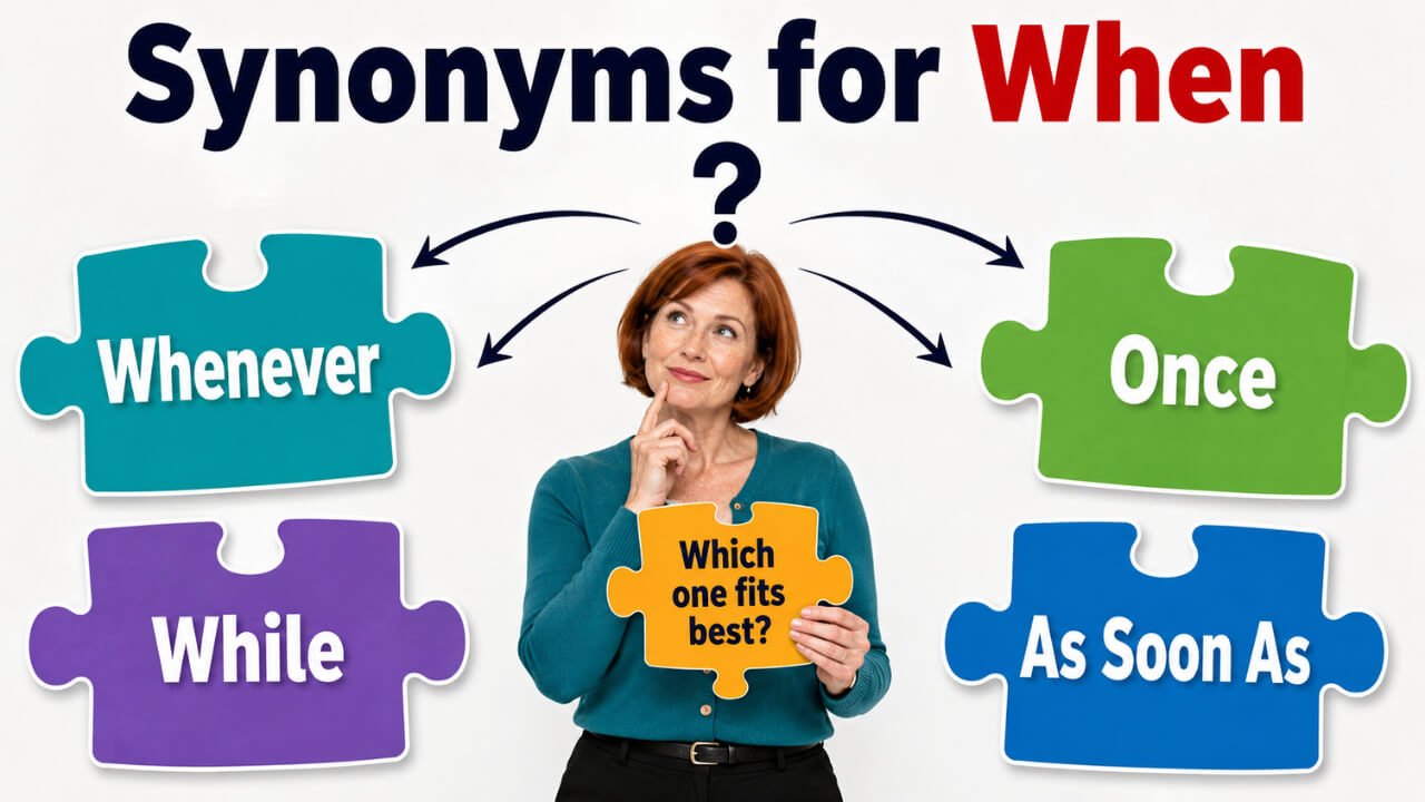 Synonyms for When