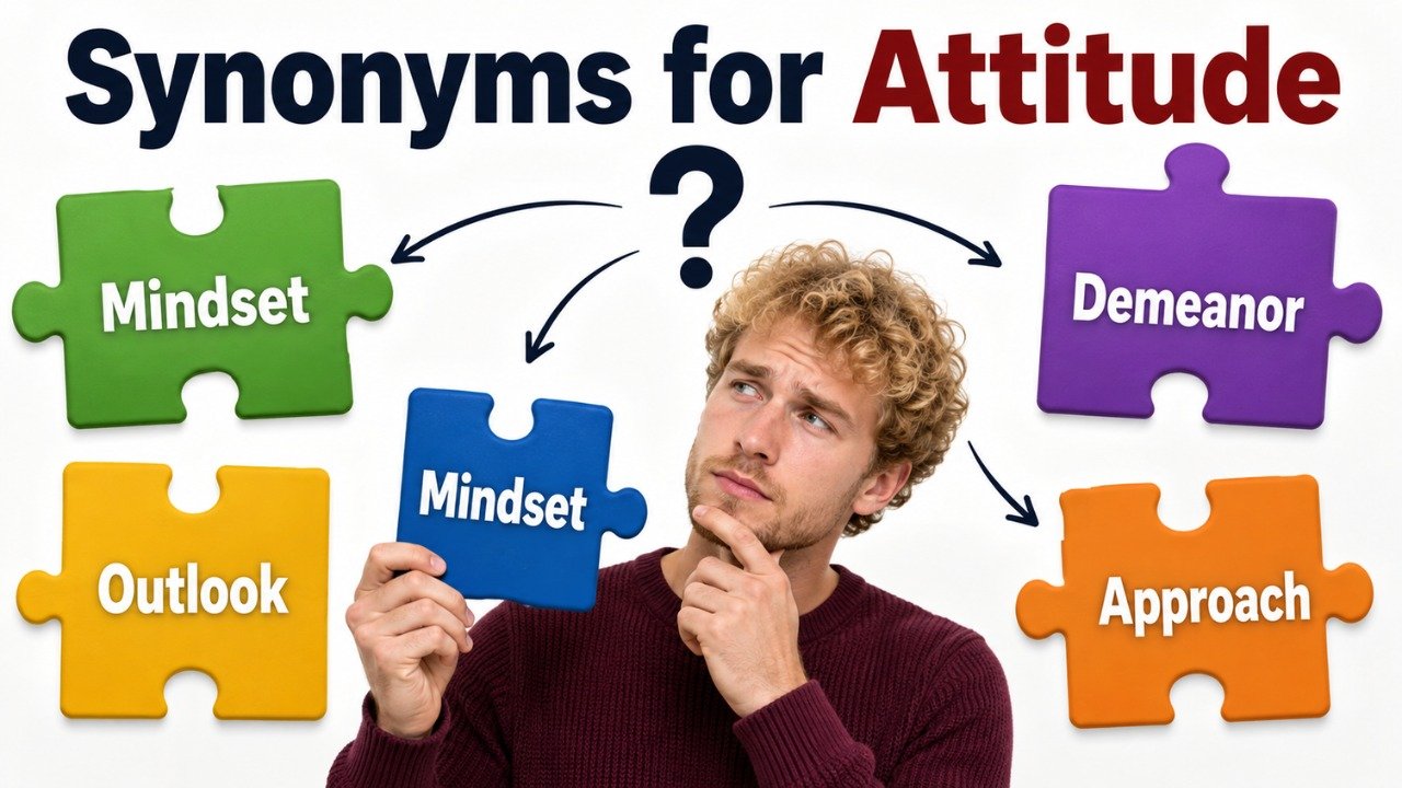 synonyms for attitude
