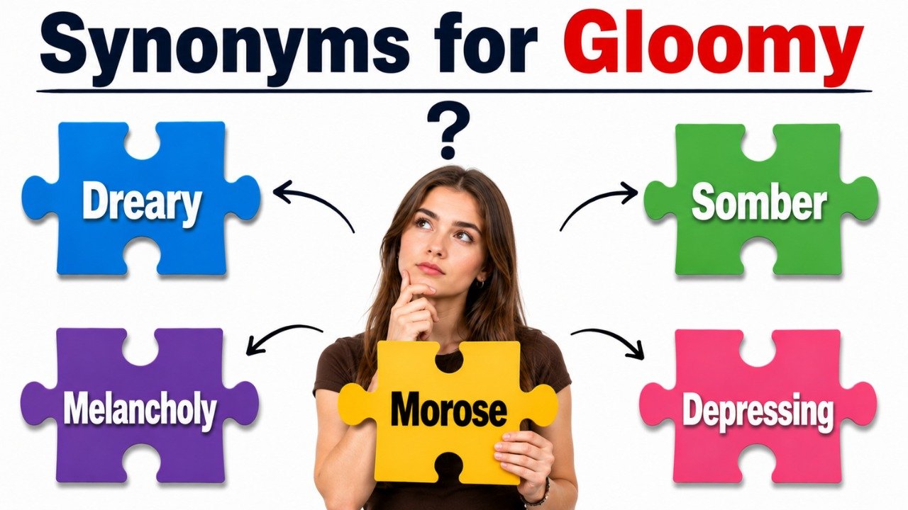 synonyms for gloomy