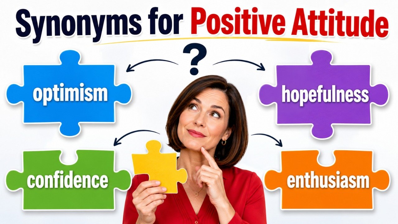 synonyms for positive attitude
