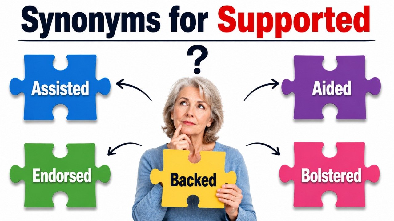 synonyms for supported
